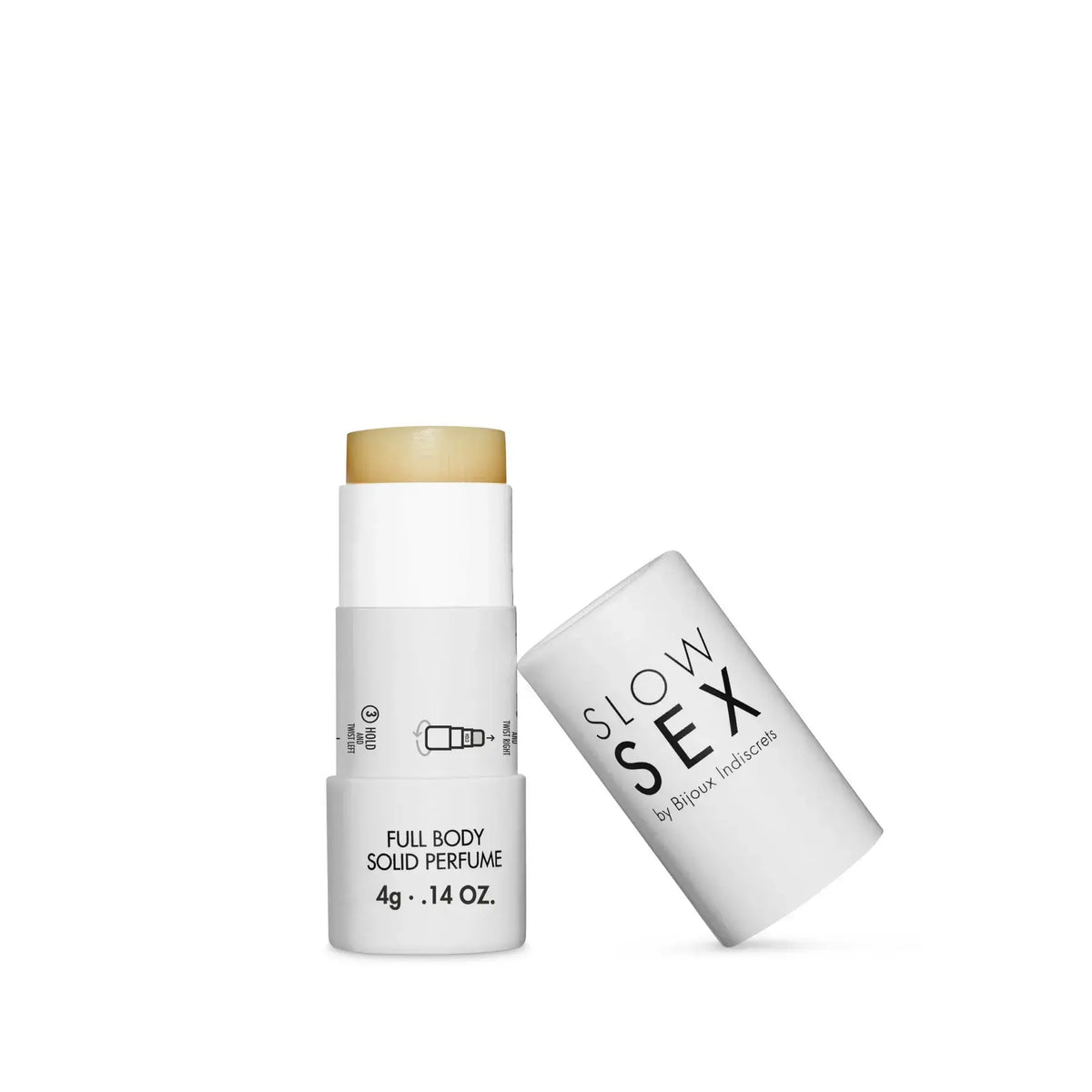 Bijoux Indiscrets Slow Sex Full Body Solid Perfume - Coconut Scented Intimate Balm 0.28 oz.