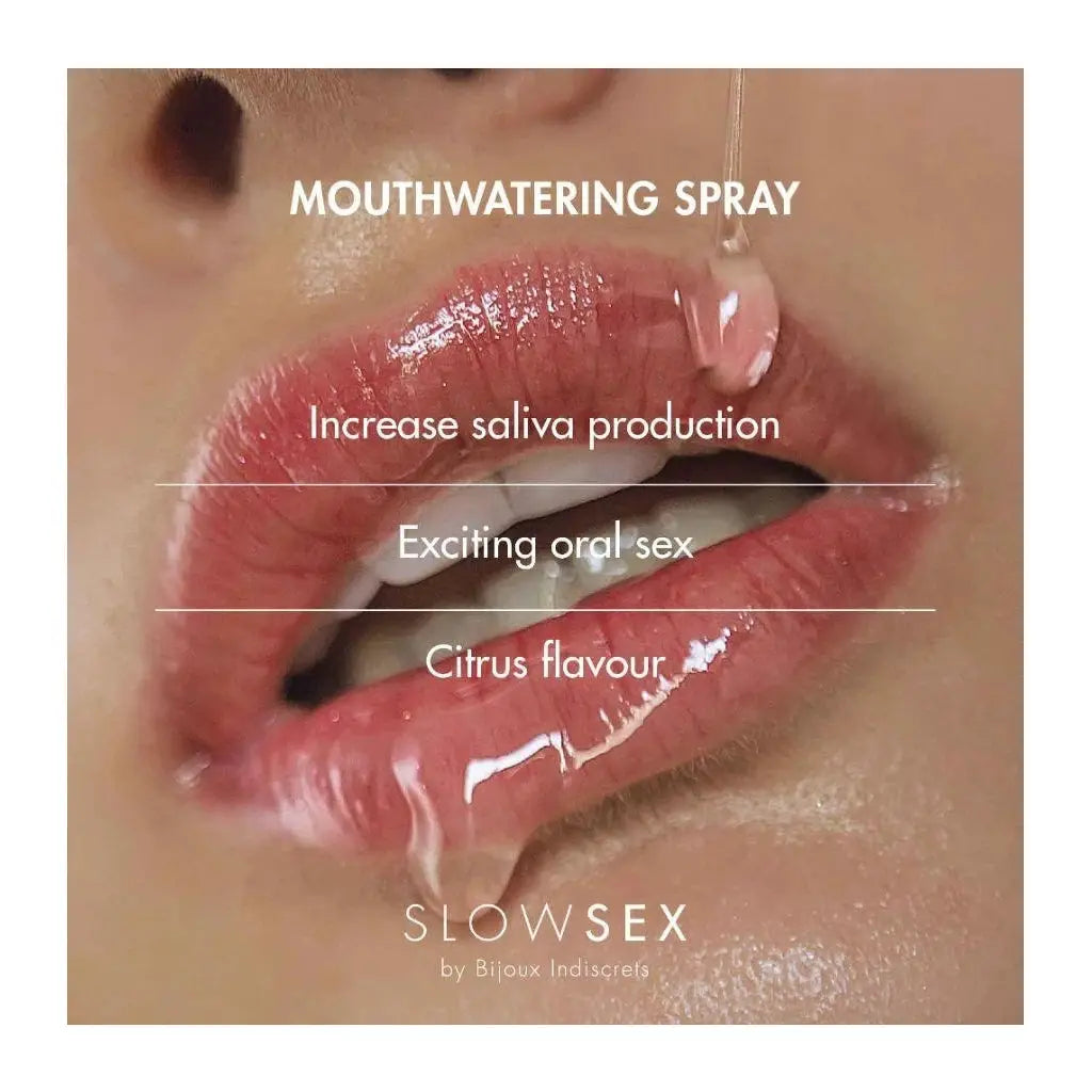 Bijoux Indiscrets Slow Sex Mouthwatering Spray - Saliva Stimulating Oral Enhancer