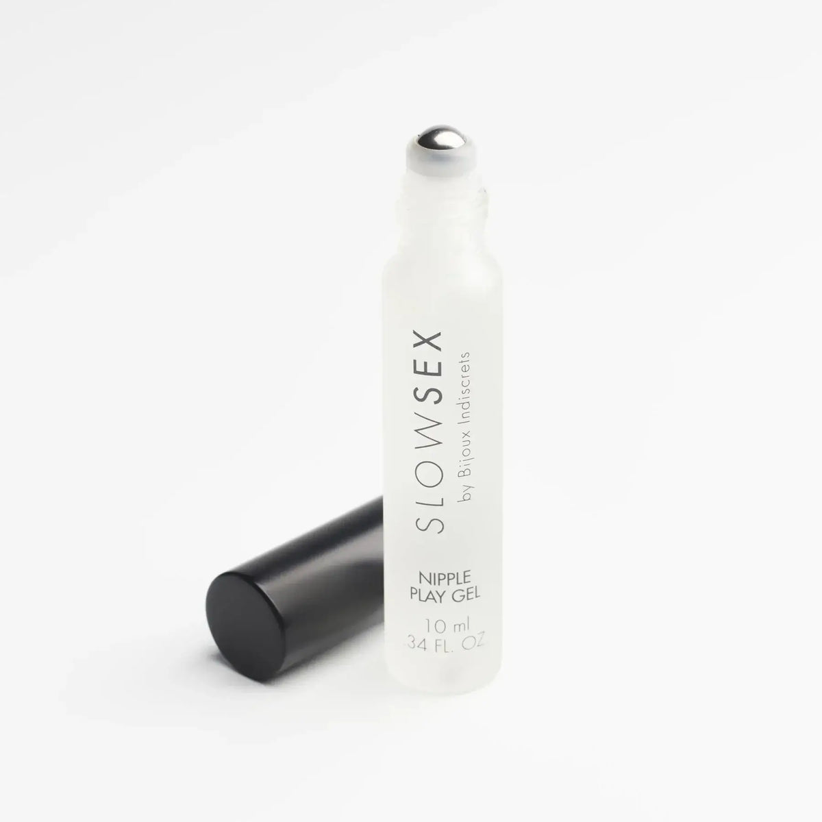 Bijoux Indiscrets Slow Sex Nipple Play Gel - Cooling Stimulant with Rollerball 0.34 fl. oz.