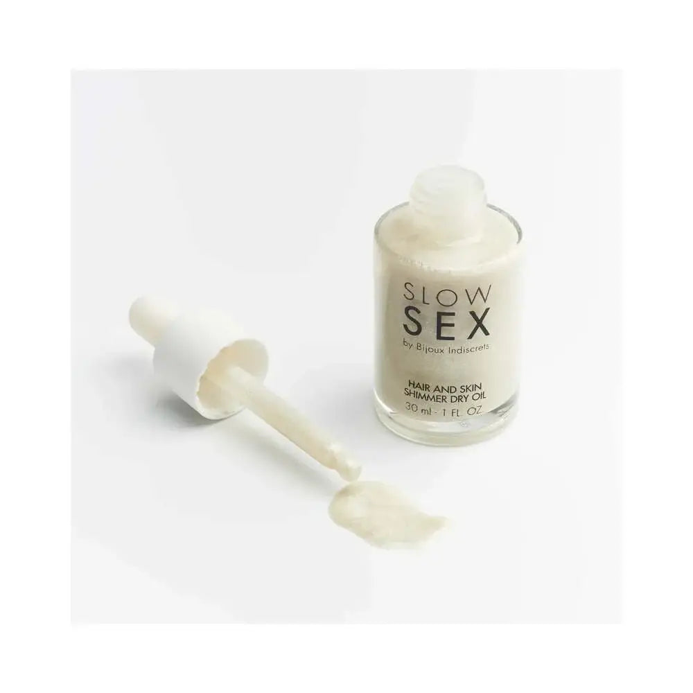 Bijoux Indiscrets Slow Sex Hair & Skin Shimmer Dry Oil - Rolik®