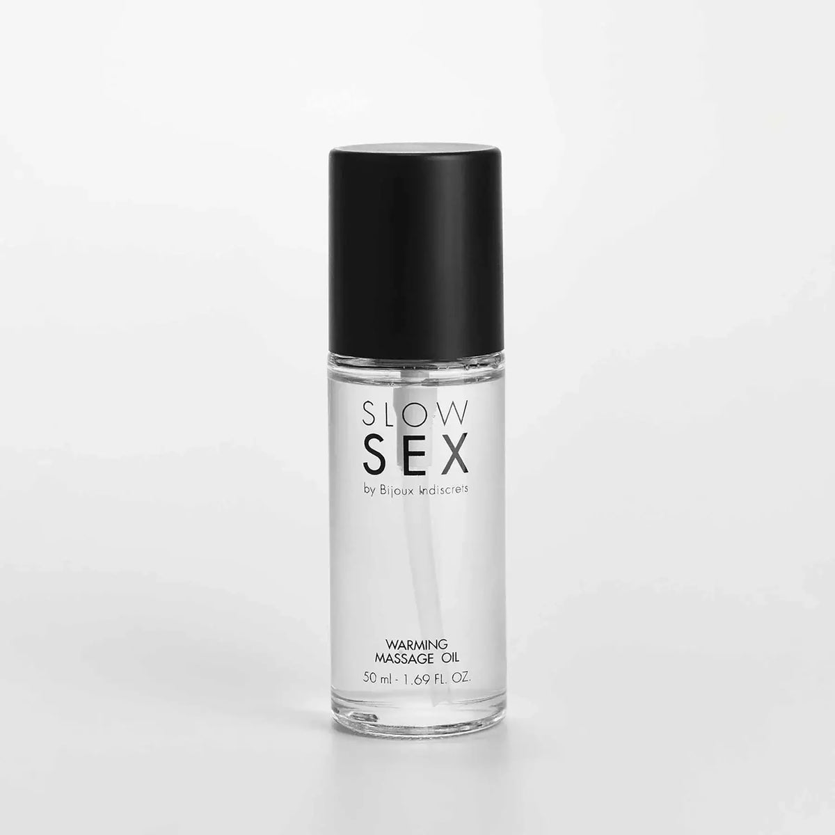 Bijoux Indiscrets Slow Sex Warming Massage Oil - Edible Intimate Lubricant 1.69 fl. oz.