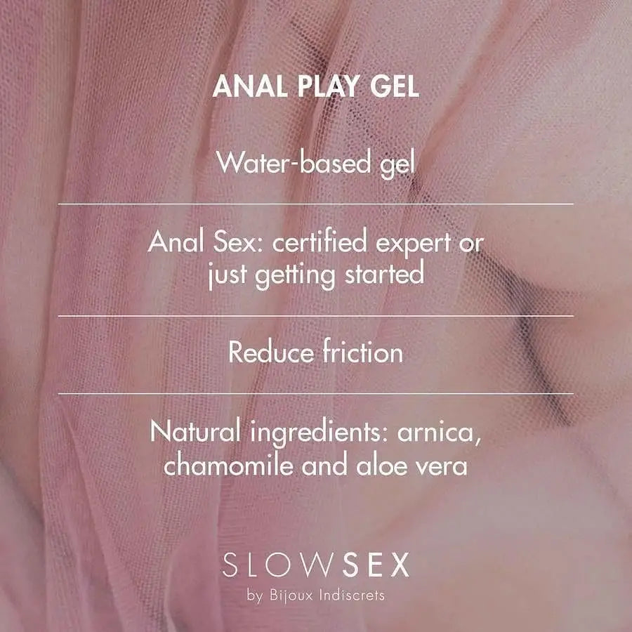 Bijoux Indiscrets Slow Sex Water - Based Anal Play Gel - Rolik®