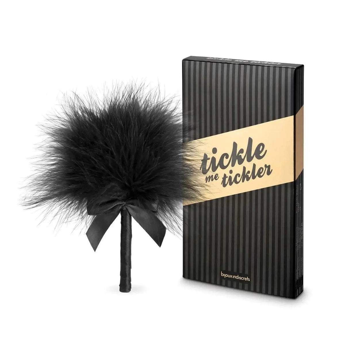 Bijoux Indiscrets Tickle Me Tickler - Mini Feather Teasing Toy Black