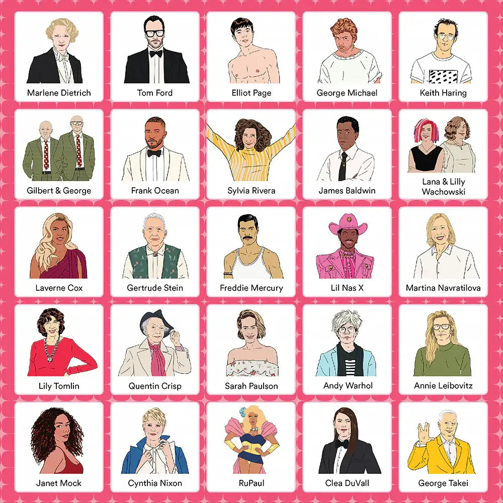 Bingay! Bingo Game Celebrating Our LGBTQ + Icons!