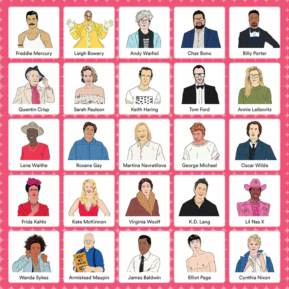 Bingay! Bingo Game Celebrating Our LGBTQ + Icons!