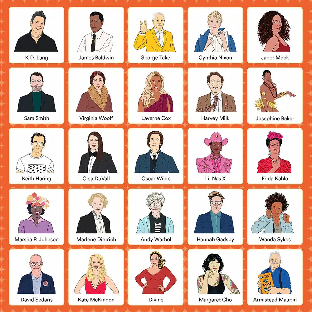 Bingay! Bingo Game Celebrating Our LGBTQ + Icons!