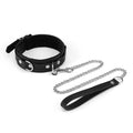 Black Bond Collection Collar with Leash