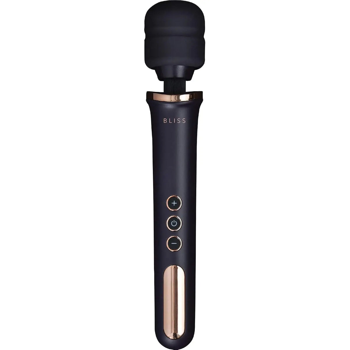 Bliss Innovations™ Innovations Rechargeable Wand Massager - 10 Modes 5 Speeds Vibrator Black