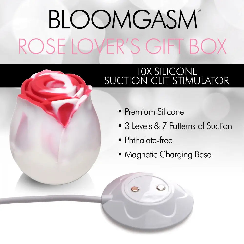 Bloomgasm™ The Rose Lover’s Suction Vibrator Gift Box
