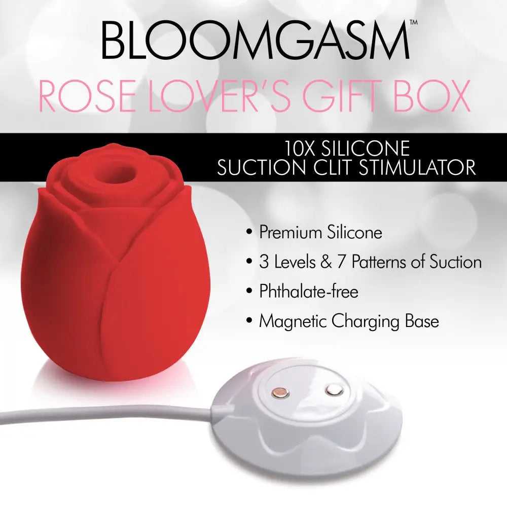 Bloomgasm™ The Rose Lover’s Suction Vibrator Gift Box