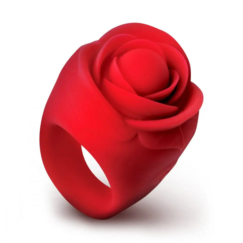 Red Bloomgasm™ Rose Ring Finger Vibrator