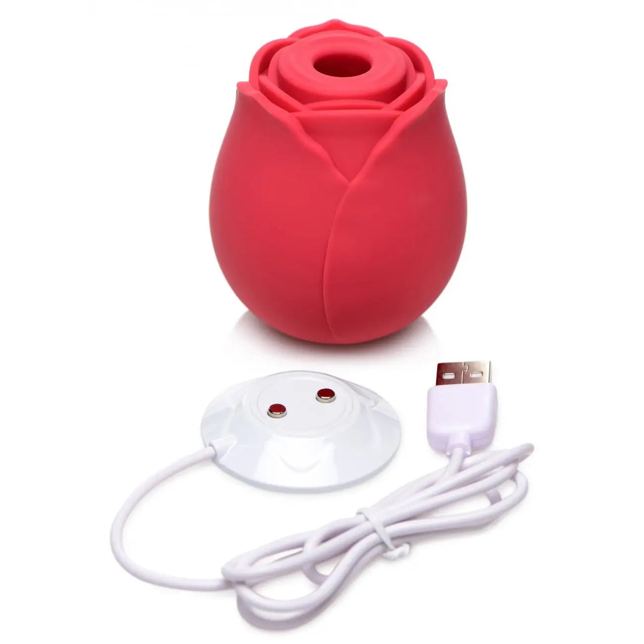 Bloomgasm™ Wild Rose 10x Suction Clit Stimulator - Vibrator