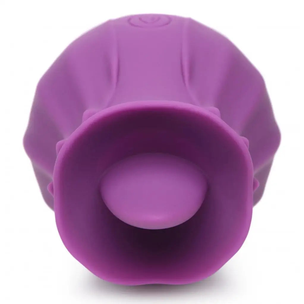 Bloomgasm™ Wild Violet Silicone Clit Licking Stimulator - Vibrator