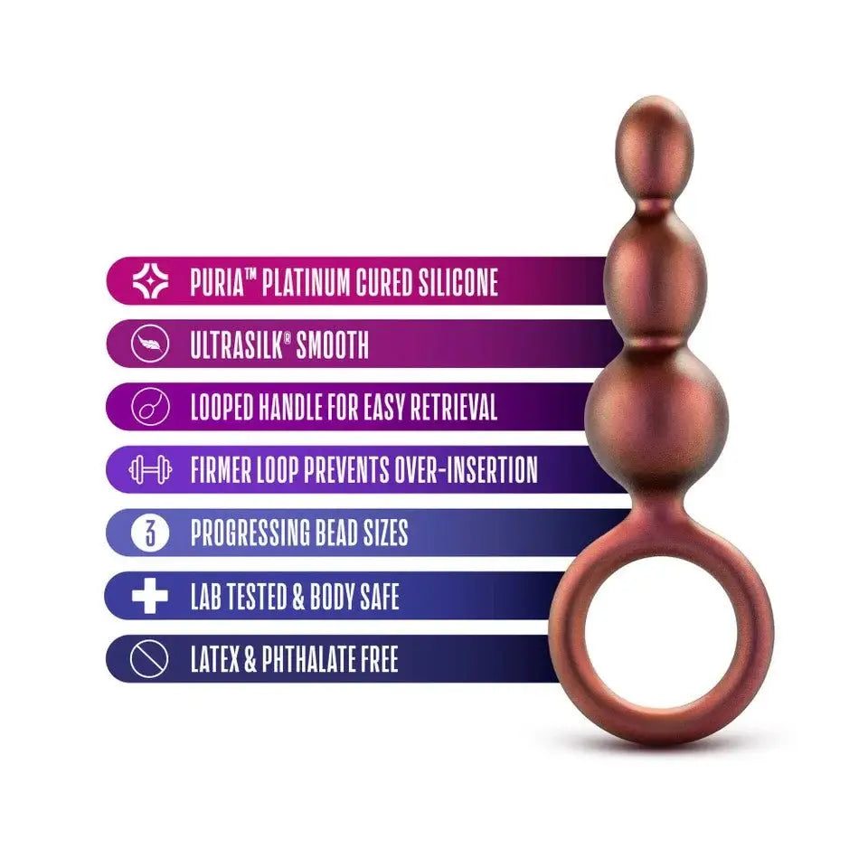 Anal Adventures Matrix Beaded Loop Plug - Rolik®
