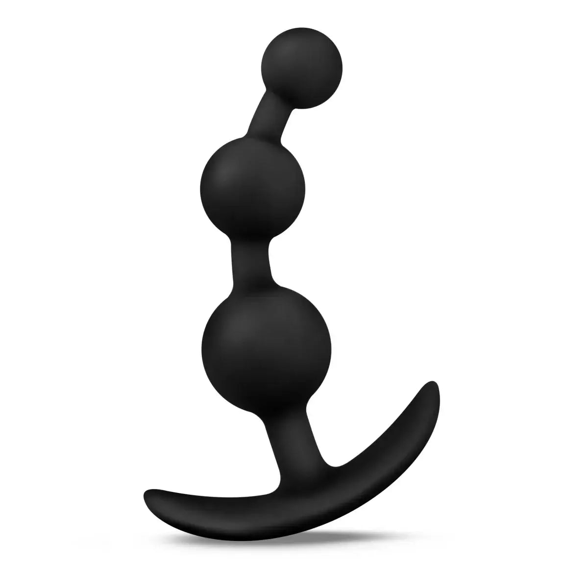 Blush Novelties® Anal Adventures Platinum Small Beads - Progressive Sizing | Easy Retrieval Loop Black