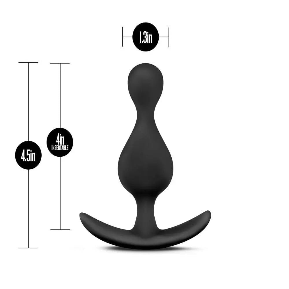 Anal Adventures Platinum Wave Butt Plug - Rolik®
