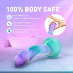 Blush Novelties® Avant Aurora Silicone Suction Cup Dildo Multicolor