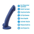 Blush Novelties® Avant D10 Ergo Mini Dual Density Dildo - Sensa Feel | Suction Cup & Harness Compatible Blue