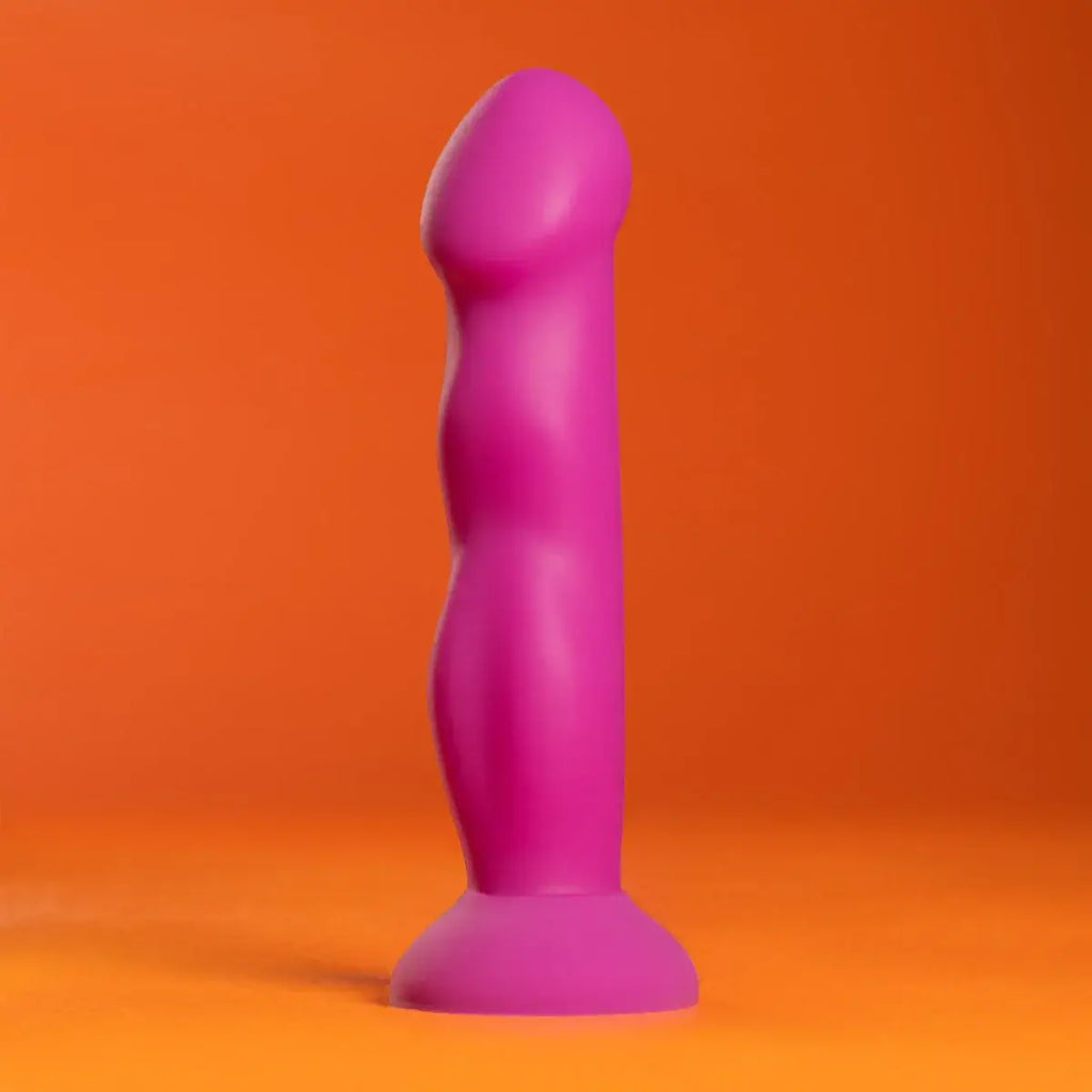 Blush Novelties® Avant D11 Suko Dual Density Dildo - Sensa Feel | Suction Cup & Harness Compatible Magenta