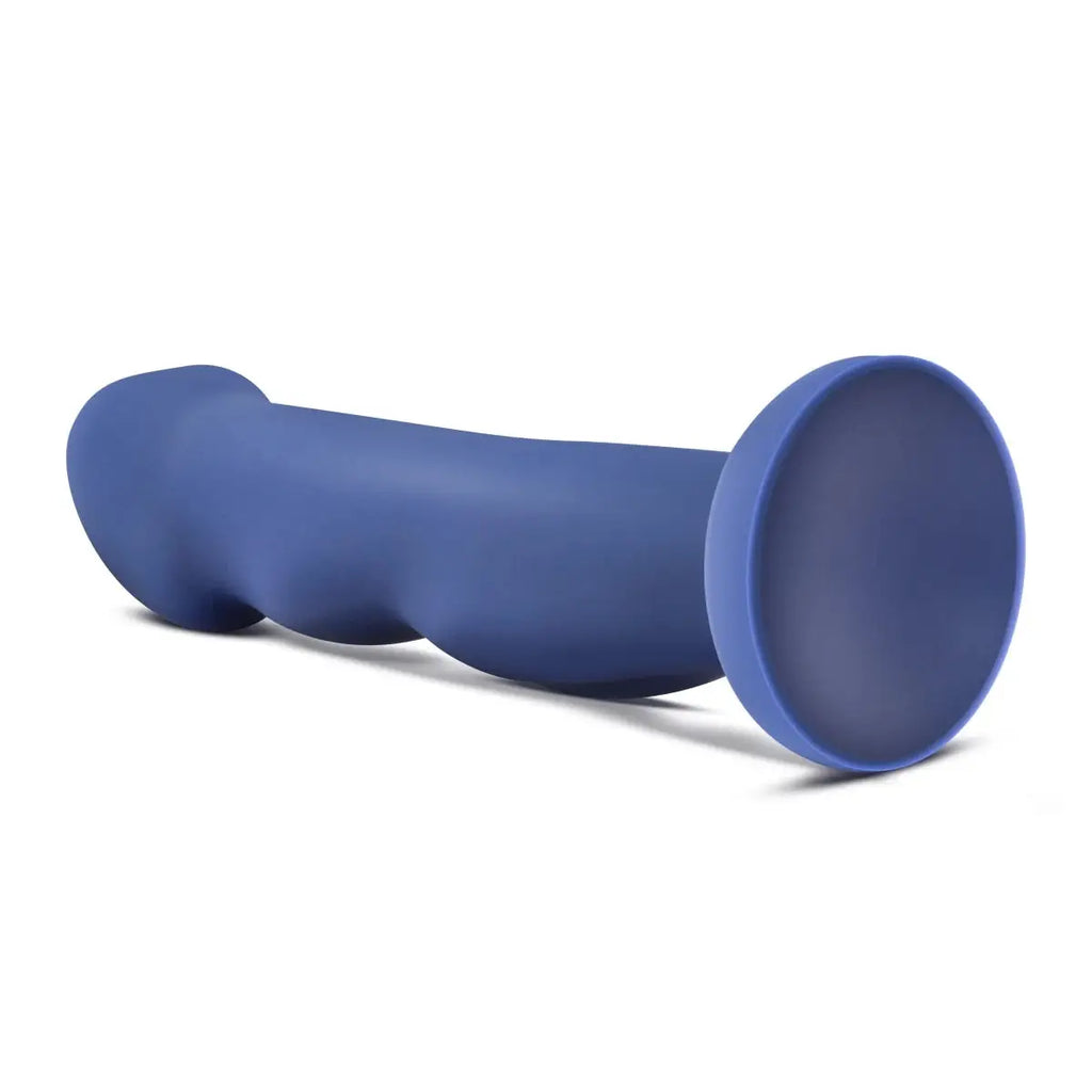 Blush Novelties® Avant D12 Suko Dual Density Dildo - Sensa Feel | Suction Cup & Harness Compatible Blue