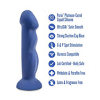 Blush Novelties® Avant D12 Suko Dual Density Dildo - Sensa Feel | Suction Cup & Harness Compatible Blue