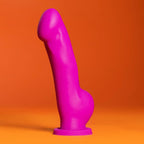 Blush Novelties® Avant D7 Ergo Dual Density Dildo - Sensa Feel | Suction Cup & Harness Compatible Magenta