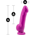 Blush Novelties® Avant D7 Ergo Dual Density Dildo - Sensa Feel | Suction Cup & Harness Compatible Magenta