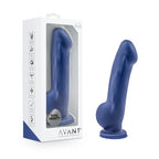 Blush Novelties® Avant D8 Ergo Dual Density Dildo - Sensa Feel | Suction Cup & Harness Compatible Blue