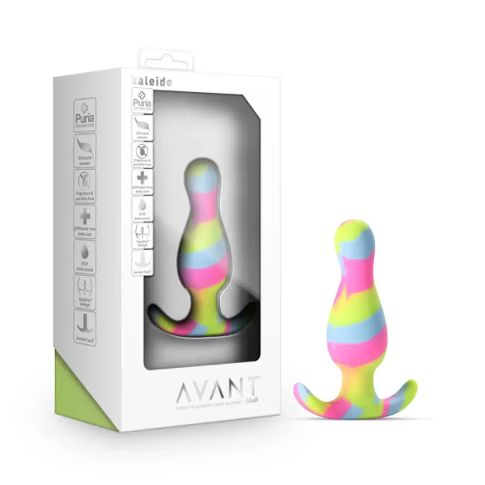Avant Kaleido Butt Plug - Rainbow