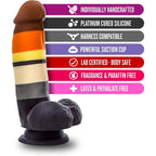Blush Novelties® Avant P9 Bear Pride Dildo - 7.5’’ Curved Silicone with Balls Multicolor