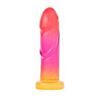 Blush Novelties® Avant Sunburst Artisan Silicone Dildo – G-Spot & P-Spot 7.5’’ Multicolor
