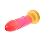 Blush Novelties® Avant Sunburst Artisan Silicone Dildo – G-Spot & P-Spot 7.5’’ Multicolor