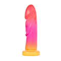 Blush Novelties® Avant Sunburst Artisan Silicone Dildo – G-Spot & P-Spot 7.5’’ Multicolor