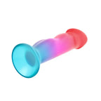 Blush Novelties® Avant Tropical Artisan Silicone Dildo – G-Spot & P-Spot 7.75’’ Multicolor