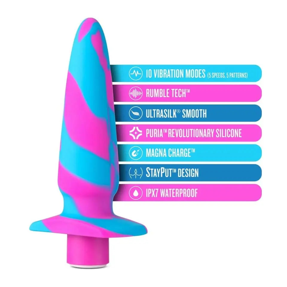 Avant Vibrotize Rechargeable Vibrating Butt Plug - Rolik®