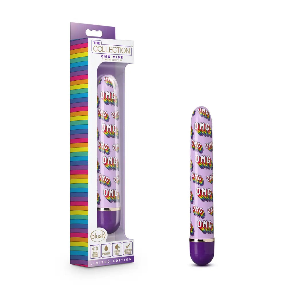 The Collection Classic Slim OMG Vibrator - Purple
