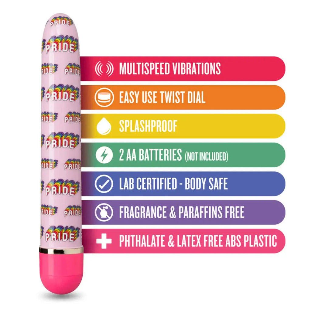 The Collection Classic Slim Pride Vibrator - Rolik®