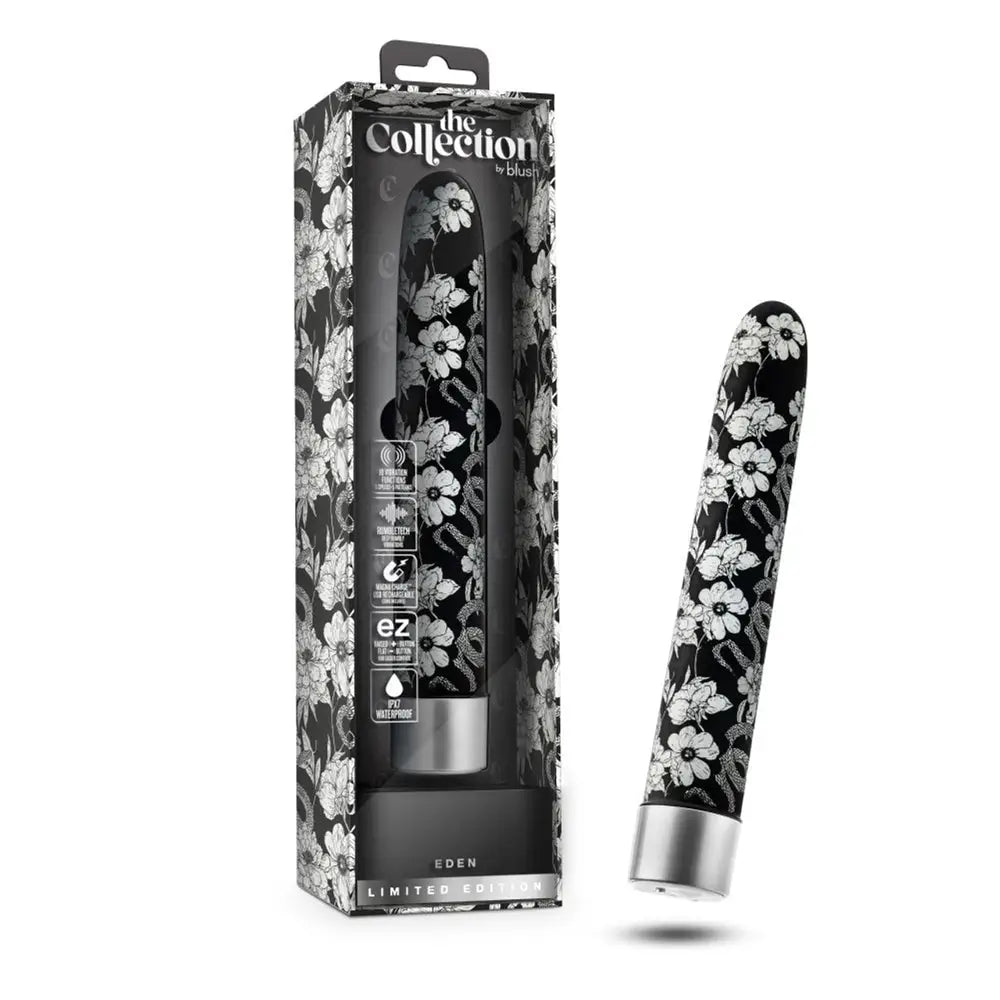 The Collection Eden Rechargeable Vibrator - Black