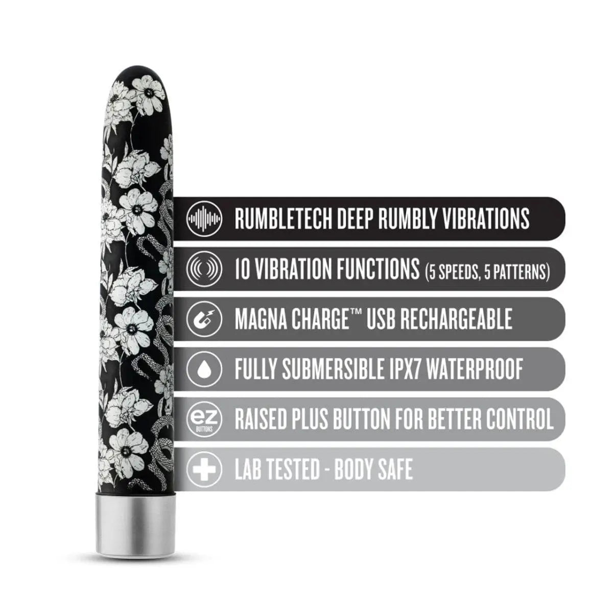 The Collection Eden 7" Rechargeable Vibrator - Rolik®