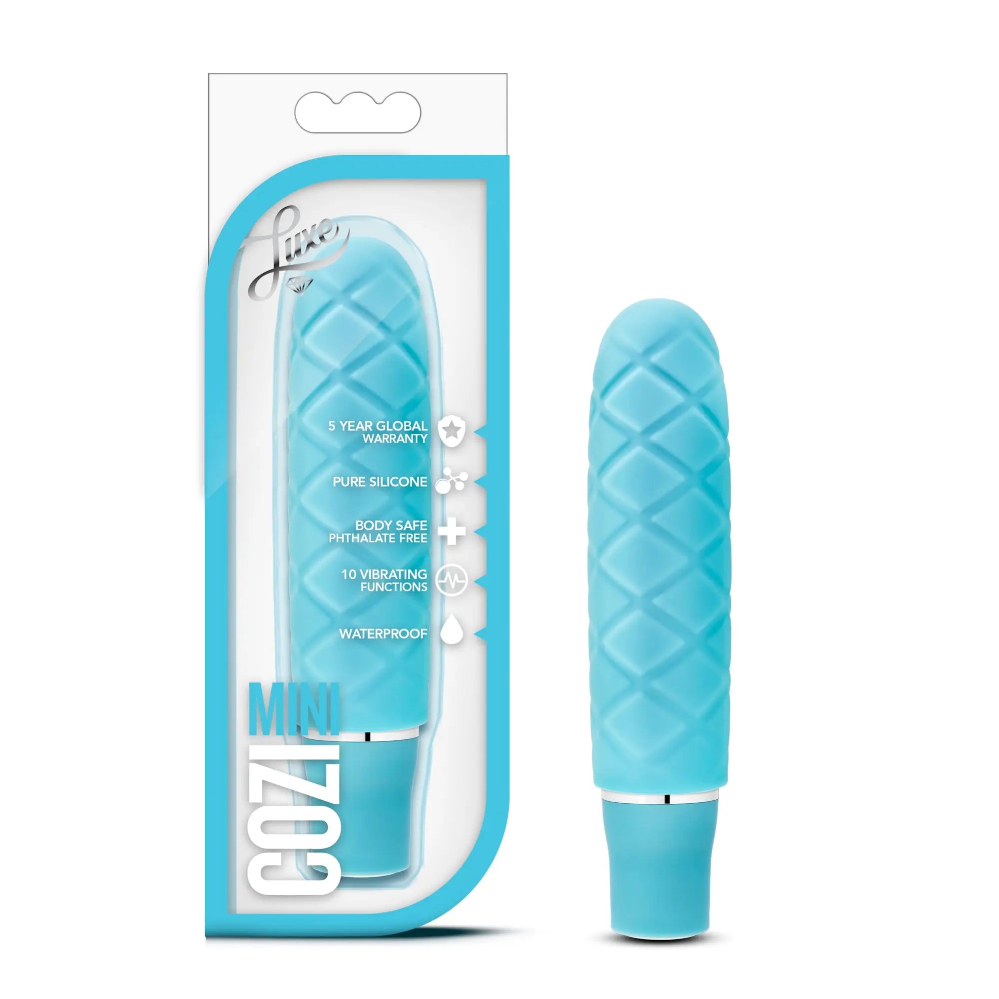Blush Novelties® Cozi Mini Vibe Aqua - Rolik®