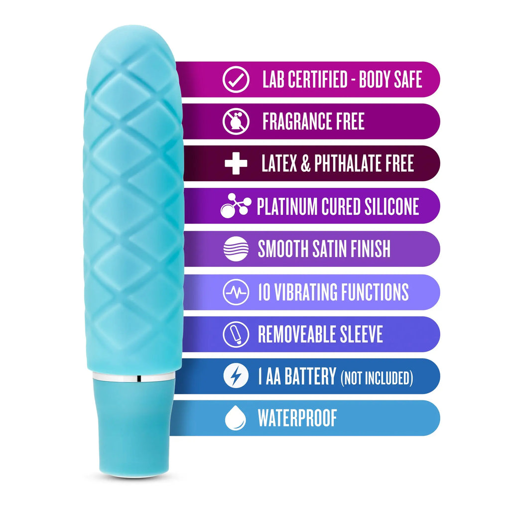 Blush Novelties® Cozi Mini Vibe Aqua - Rolik®