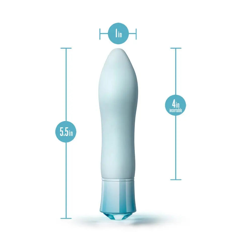 Oh My Gem® Aquamarine Ardor Rechargeable Vibrator - Rolik®