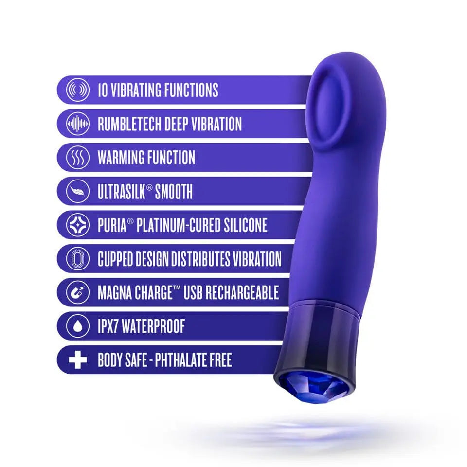 Oh My Gem® Sapphire Mystery Warming Vibrator - Rolik®