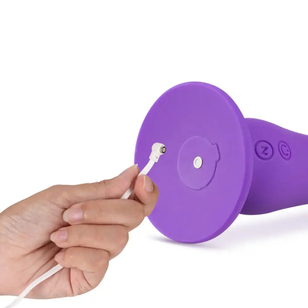 Impressions Ibiza Vibrating Dildo - Purple