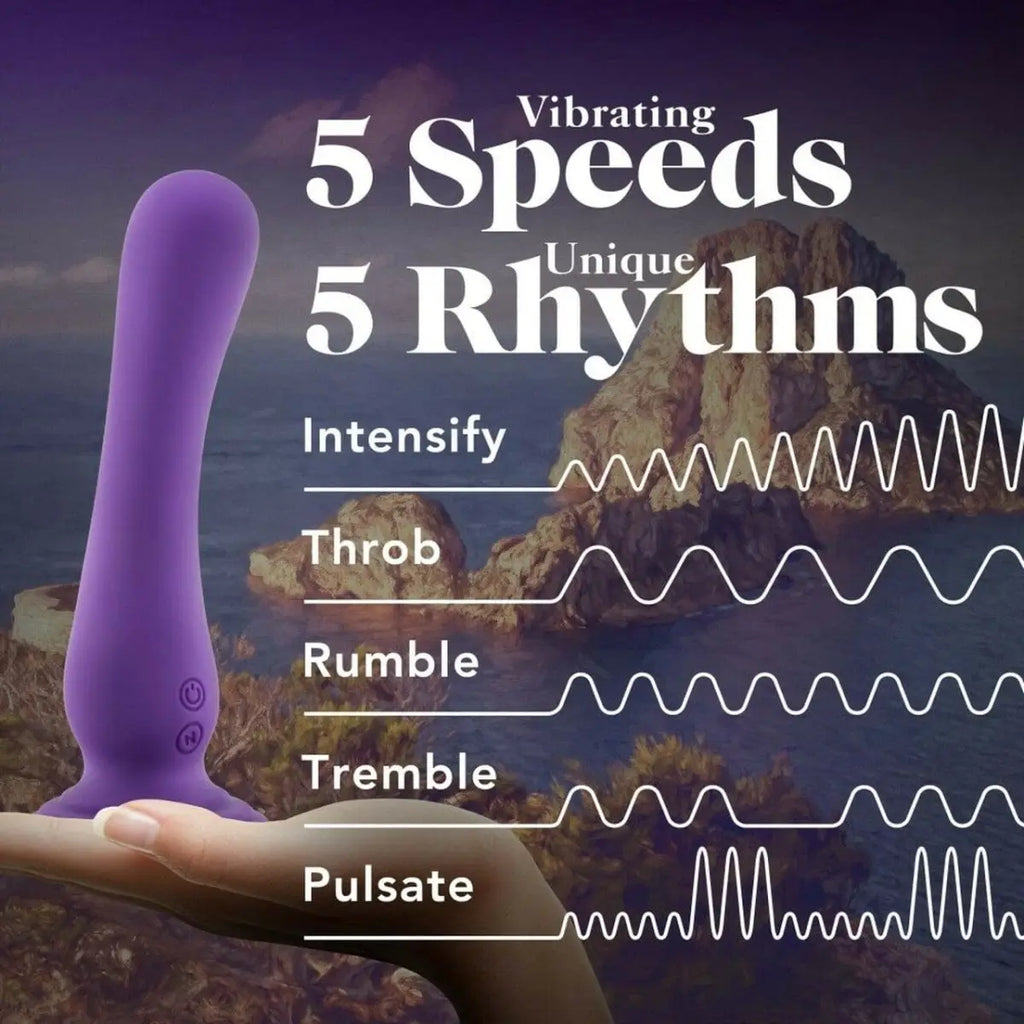 Impressions Ibiza Rechargeable Vibrating Dildo - Rolik®