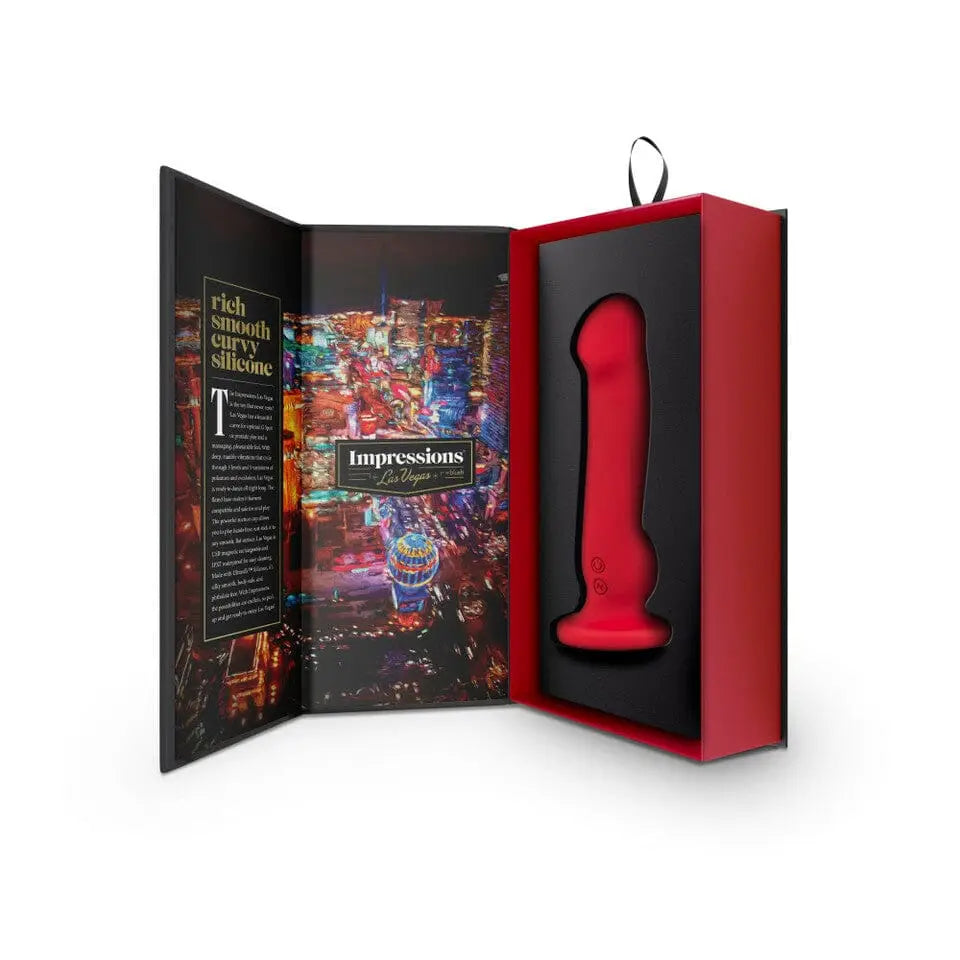 Impressions Las Vegas Rechargeable Vibrating Dildo - Rolik®