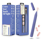 Blush Novelties® Juno Oscillating Wand Vibrator – Precision Tip & 3 Attachments Lilac