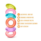 Blush Novelties® King of the Ring 6-Pack - Stretchy Elastomer C-Ring Set Rainbow