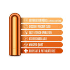 Kool Vibes Rechargeable Mini Bullet Vibrator - Rolik®