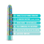 Limited Addiction Utopia 7" Rechargeable Vibrator - Rolik®